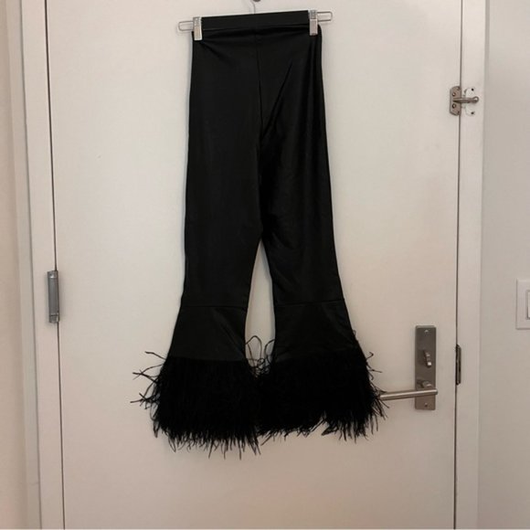 Commando Faux Leather Feather Leggings - Picture 3 of 7